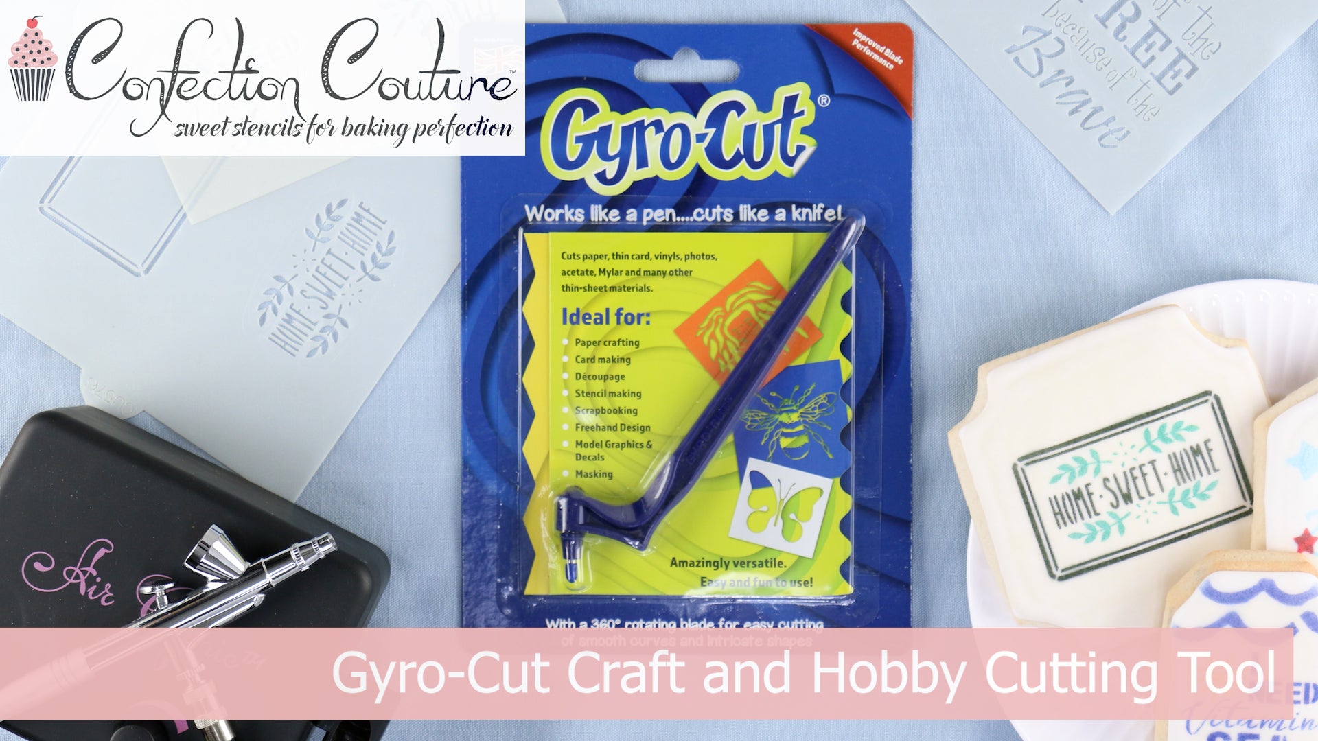 GYRO-CUT Paper Cutting Craft Tool. Perfect Craft & Hobby Tool for