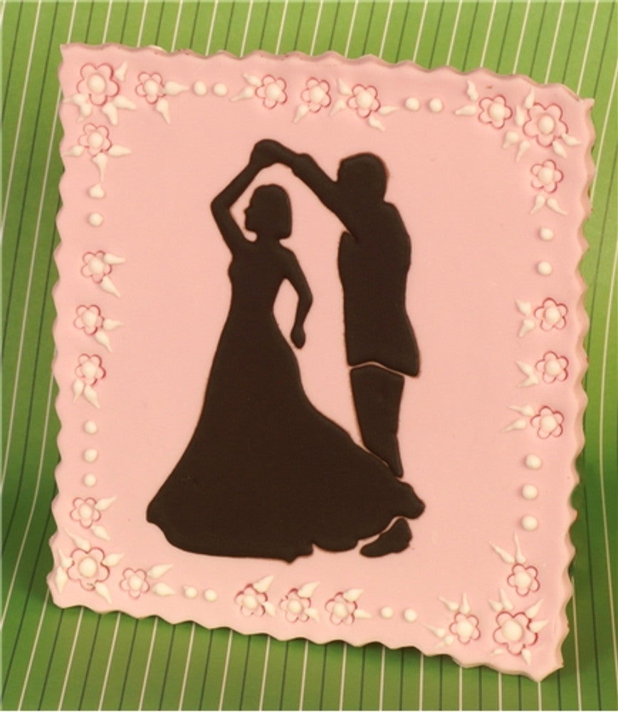 Dancing Couple Cake Stencil Set by Designer Stencils Cookie