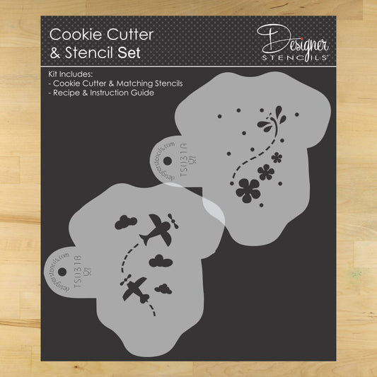Baby Onesie Cookie Stencil and Cutter Set