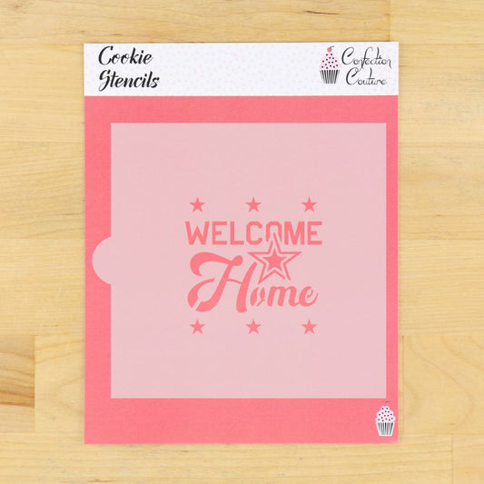 Welcome Home US Army Cookie Stencil