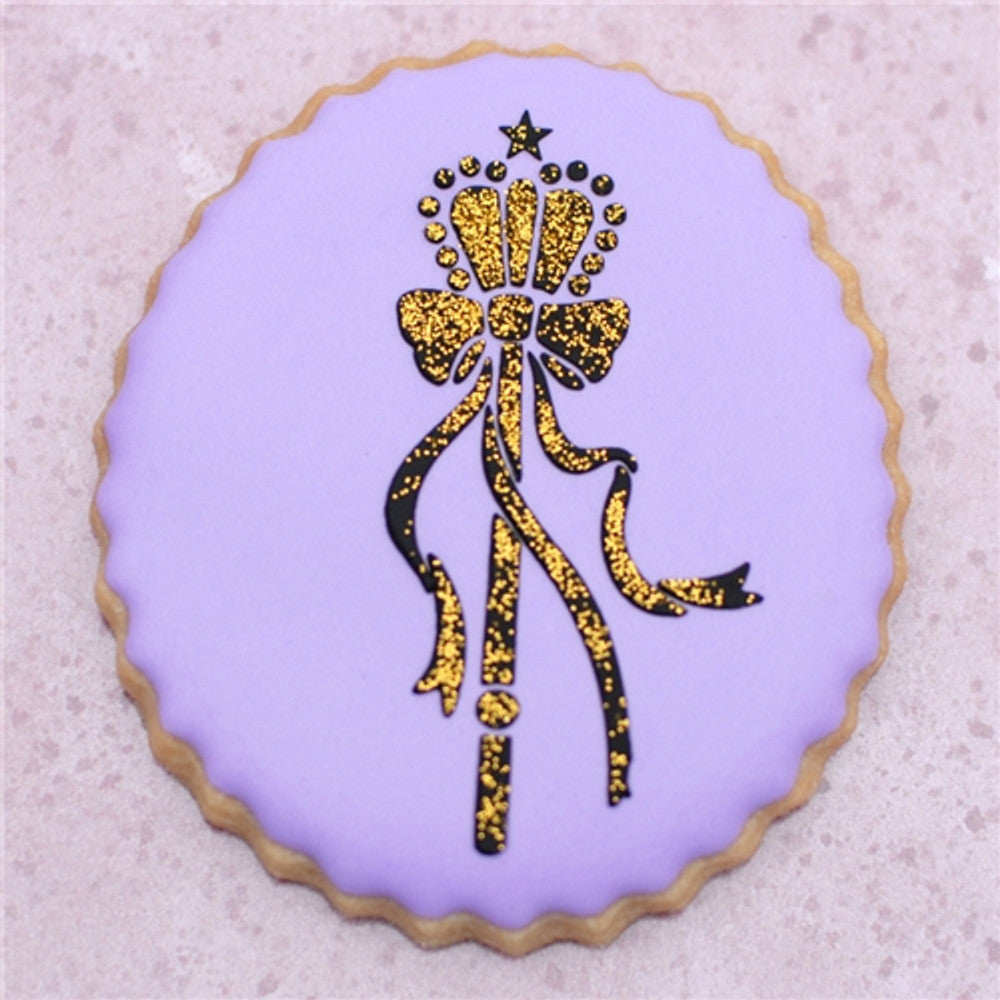 Princess Cookies Princess Round Cookie Stencil Set by Designer Stencils