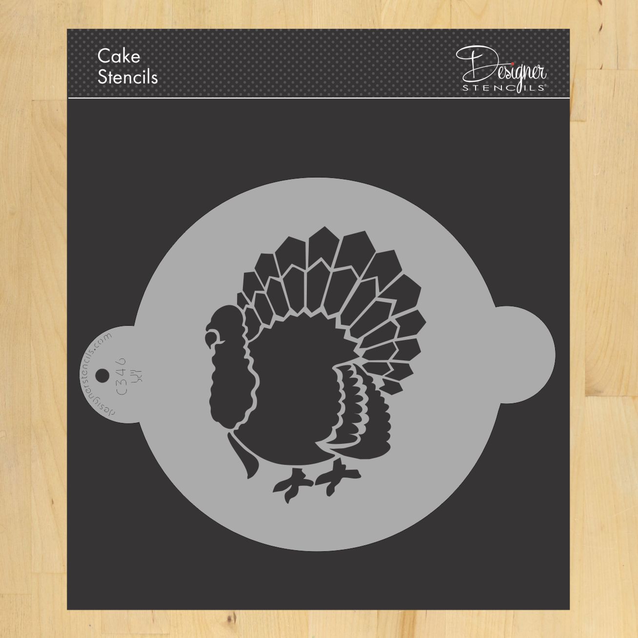 Round Stencil Top for Pies and Turkey Cakes – Confection Couture Stencils