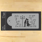 Kissing Couple Silhouette Cake Stencil Side by Designer Stencils