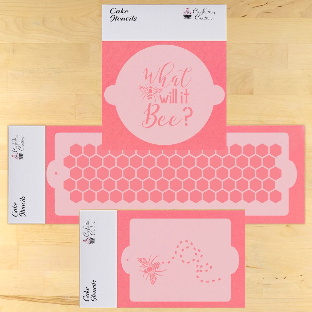 What Will it Be Cake Stencil Kit for Gender Reveal – Confection Couture  Stencils