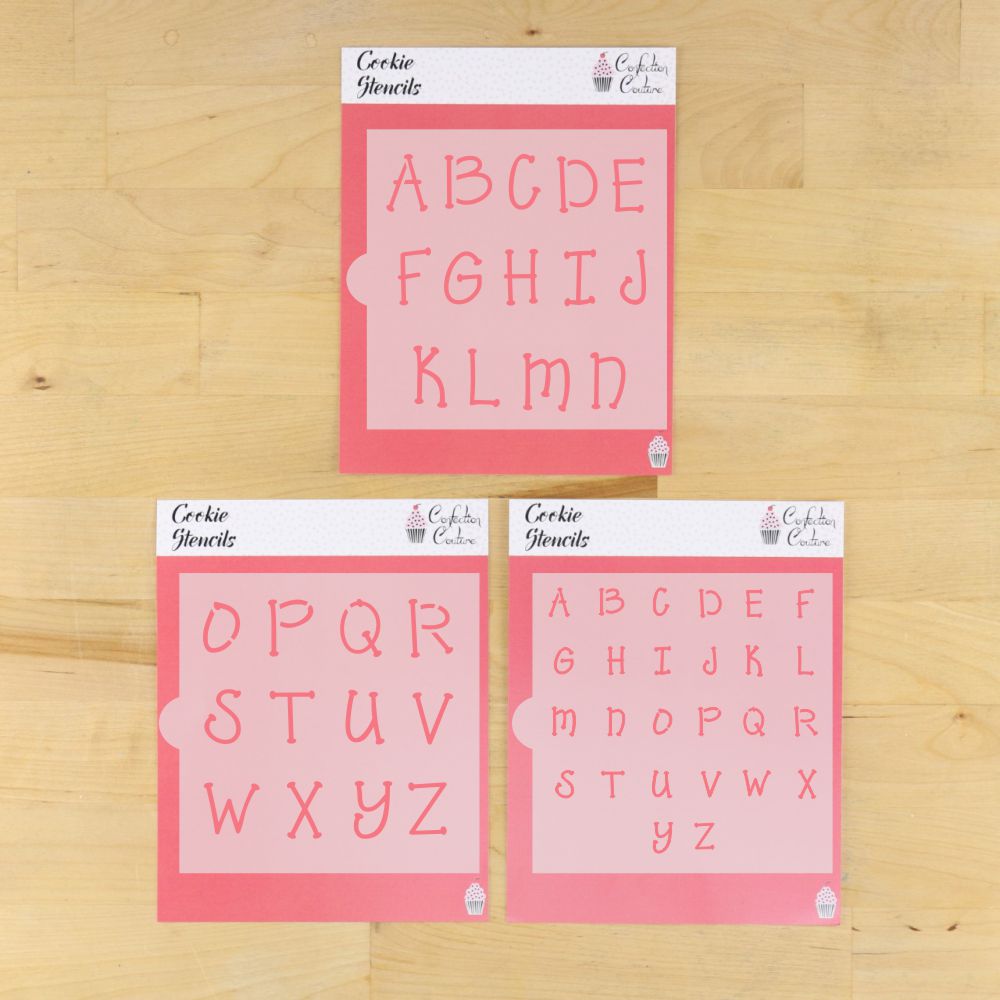 Alphabet Letter Stencil Kit