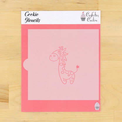 Giraffe Paint Your Own Cookie Stencil