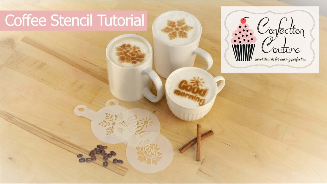 Coffee Stencils by Confection Couture