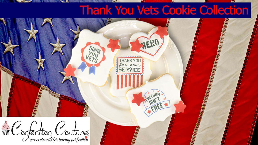 Thank You Vets Cookie Collection from Confection Couture