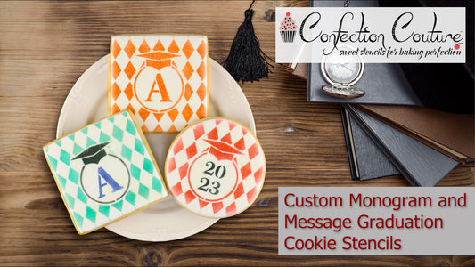 Custom Monogram and Message Cookie Stencils