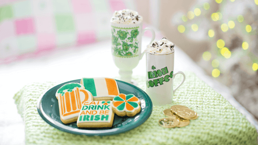 Eat Drink and Be Irish Cookie Stencils with Matching Cutters from Confection Couture