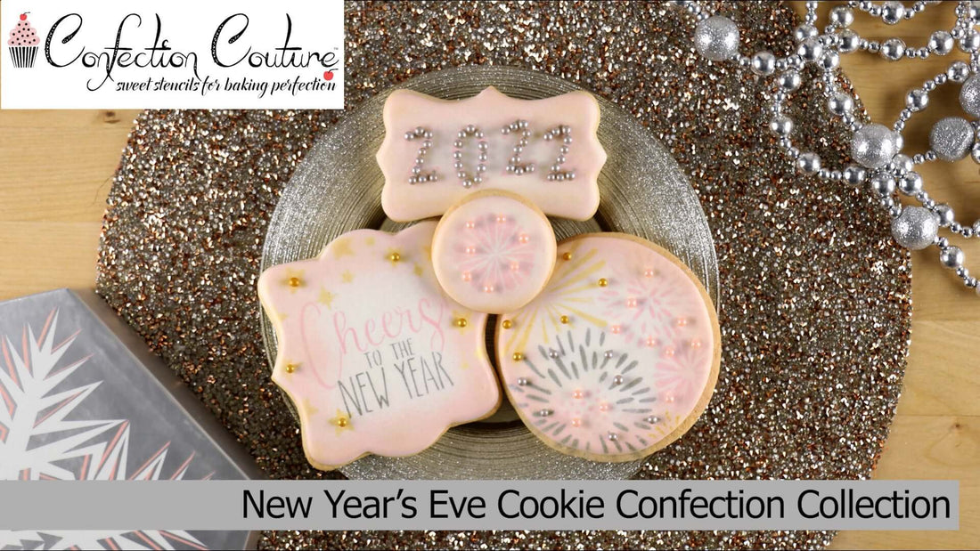 New Year's Eve Cookie Confection Collection by Confection Couture