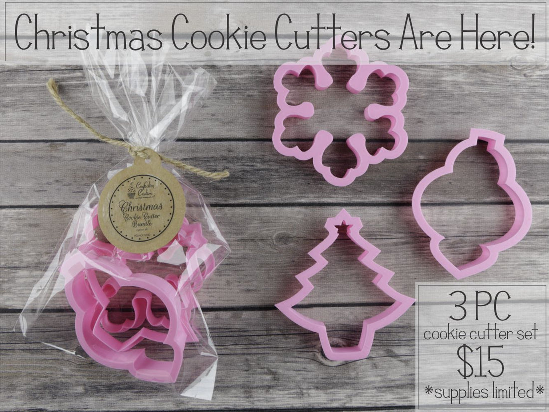 Christmas Cookie Cutter 3 piece set - Specially Priced for you!