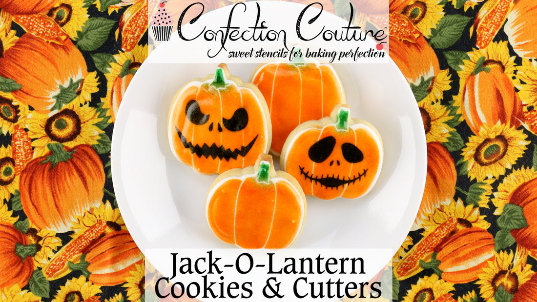 Confection Couture Stencils’ Jack-O-Lantern Cookie Cutter and Stencil Set