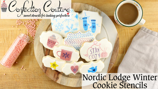 Nordic Lodge Cookie Confection Stencil Collection