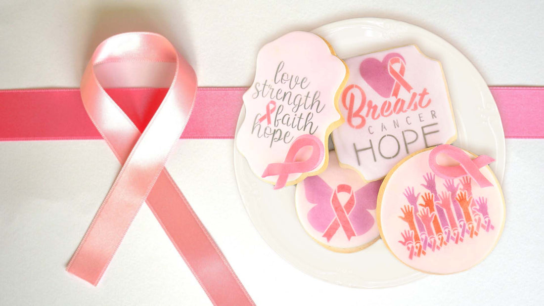 "October is Breast Cancer Awareness" Month Cookie Stencil Collection