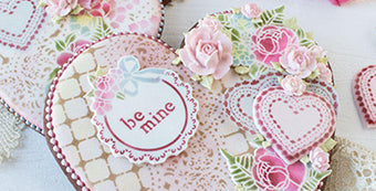 Forget Me Not Dynamic Duos™ Stenciled Cookie