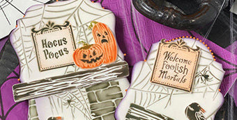 Julia's August 2020 Stencil Release - Home Spooky Home (A Plethora of Design Variations!)