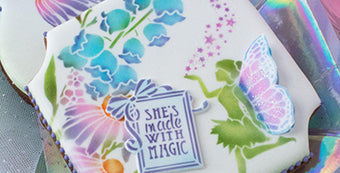 Magic Wishes Dynamic Duos™ Stenciled Cookie