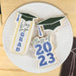 Graduation Cookie Stencil Set With Cookie Cutters