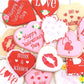 Valentine Round Cookie Stencil Set by Designer Stencils