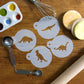 Dinosaur Cookie and Cupcake Stencil Set by Designer Stencils