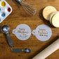 Mother's and Father's Day Round Cookie Stencil Set