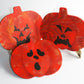 Jack-O-Lantern Halloween Faces Round Cookie Stencil Set by Designer Stencils used for crafts