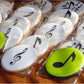 Musical Round Cookie Stencil Set by Designer Stencils