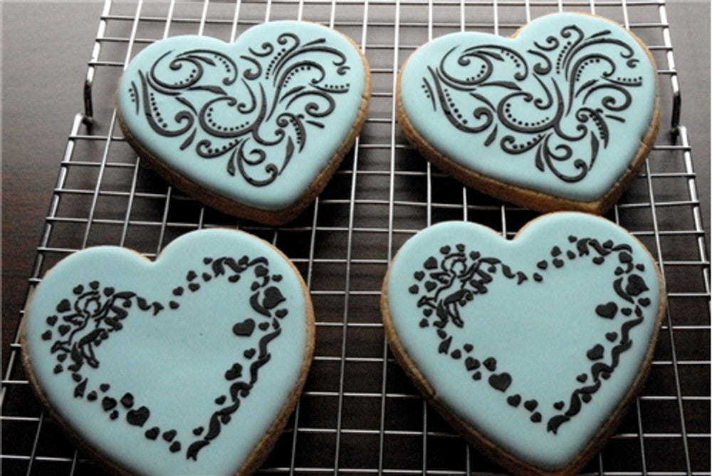 Filigree Heart Cookie Stencil – Sweets from the Soul