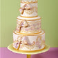 Alencon Lace Cake Stencil Set by Designer Stencils Tiered Cake