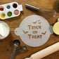 Halloween Trick or Treat Cake Stencil Top by Designer Stencils