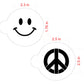 Peace & Happiness Cookie Stencil Set by Designer Stencils