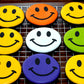 Smiley Face cookies using Peace & Happiness Cookie Stencil Set by Designer Stencils