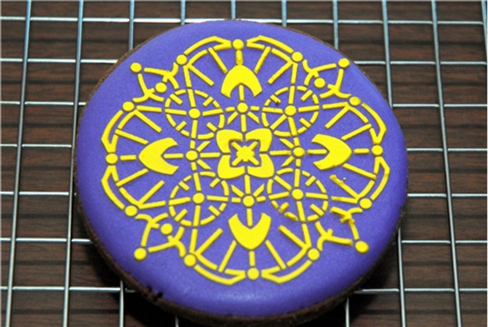 Victorian Crochet Cake or Cookie Stencil Set by Designer Stencils Cookie
