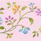 Chintz Floral Cake Stencil Side by Designer Stencils Fondant
