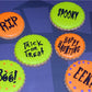 Halloween Sayings Round Cookie Stencil Set by Designer Stencils