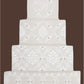 Royal Damask Cake Stencil Tier #4 by Designer Stencils