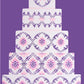 Royal Damask Cake Stencil Sets by Designer Stencils Tiered Cake