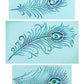 Peacock Feather Cake Stencil Set by Designer Stencils Fondant