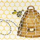 Buzzing Bumble Bees Cake Stencil Side by Designer Stencils Fondant