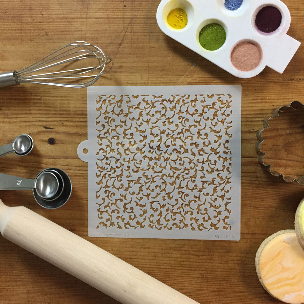 Provencal Stencil for Cake and Cookie Decorating – Confection Couture ...