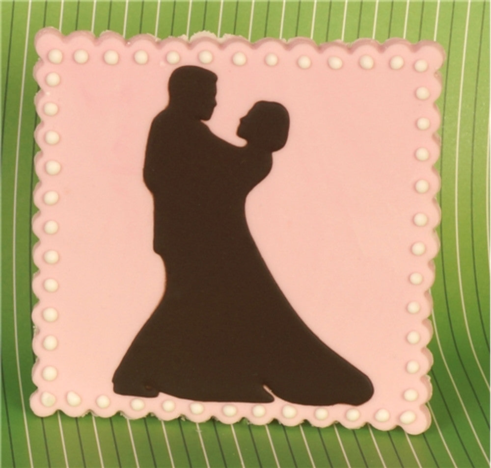 Dancing Couple Cake Stencil Set by Designer Stencils Cookie