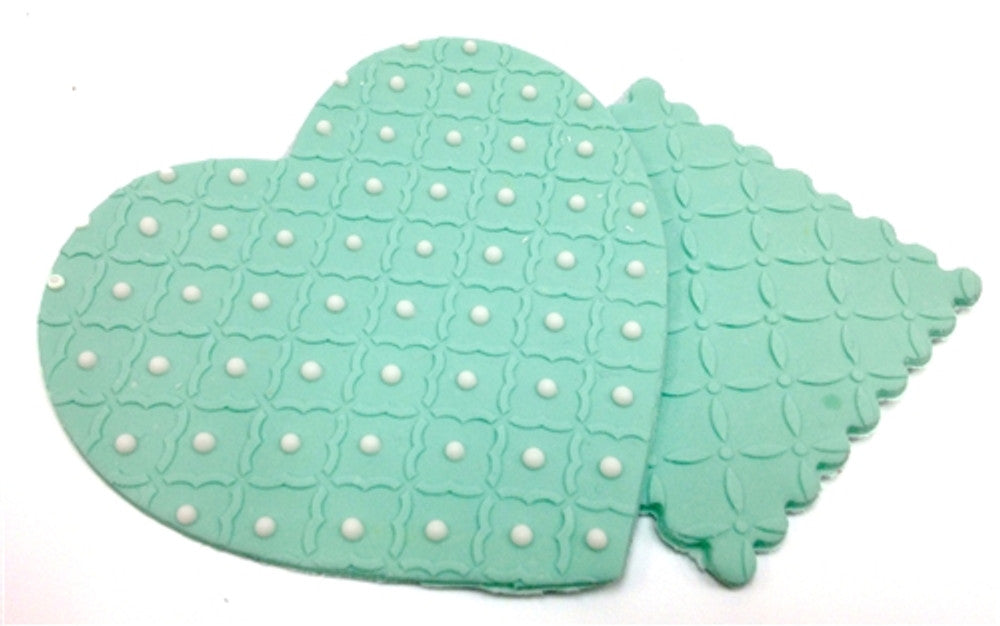 Tufted Lattice Miniprint Cake and Cookie Stencil by Designer Stencils Cookies