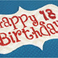 Happy Birthday Plaque Cake Stencil Set by Designer Stencils Finished Fondant