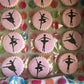 Ballerina Round Cookies