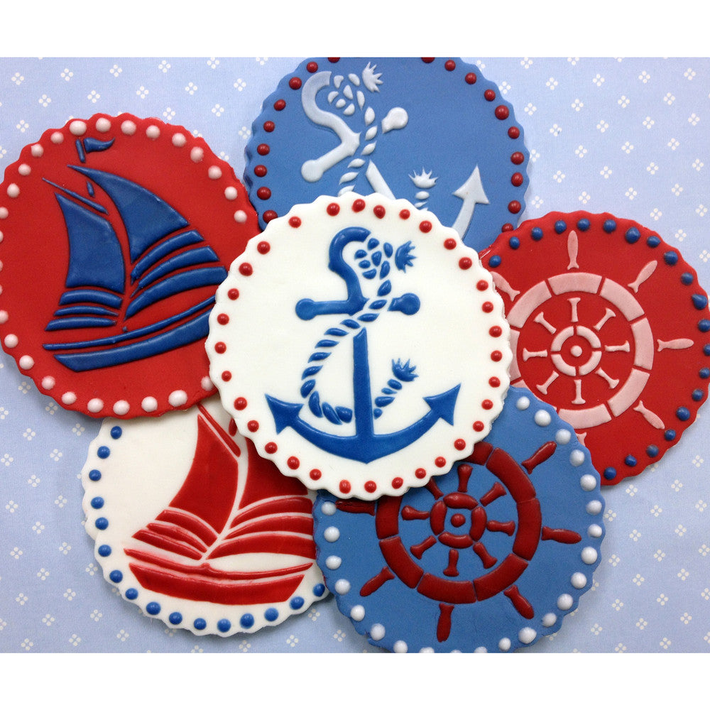Sailor's Delight Round Cookies
