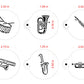 Musical Instruments Round Cookie Stencil Set by Designer Stencils with measurements