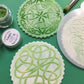 Celtic Medallions Round Cookie Stencil Set by Designer Stencils