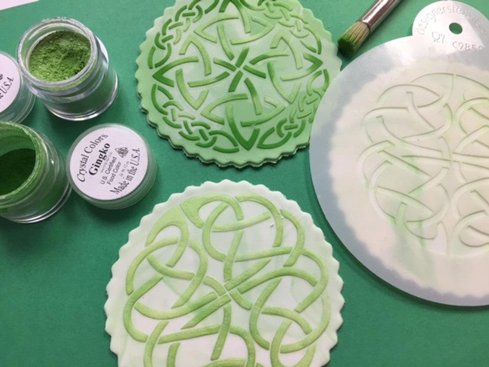 Celtic Medallions Round Cookie Stencil Set by Designer Stencils