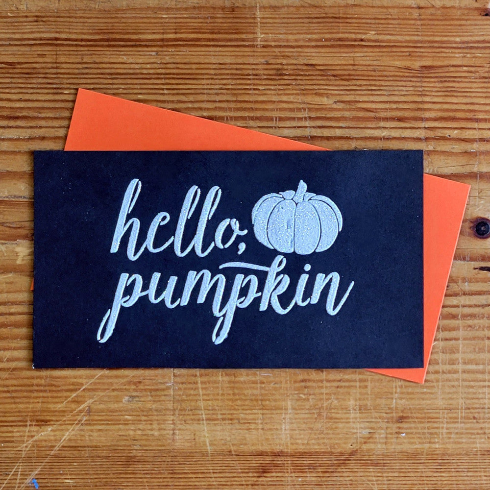 Hello Pumpkin Cookie Stencil By Designer Stencils Card